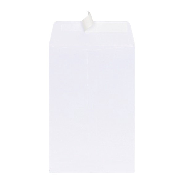 slide 3 of 4, Office Depot Brand 6" X 9" Catalog Envelopes, Clean Seal, White, Box Of 25, 25 ct