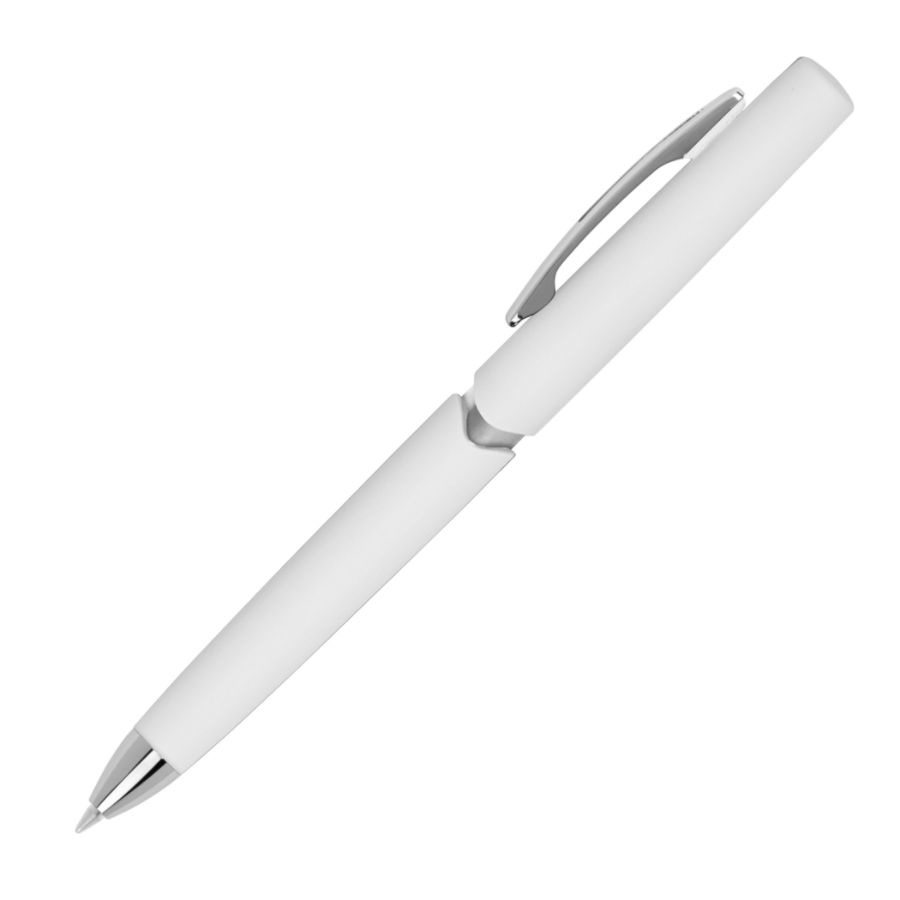 slide 2 of 2, Office Depot Brand Cassini Side-Click Gel Pens, Medium Point, 0.7 Mm, White Barrel, Black Ink, Pack Of 4 Pens, 4 ct