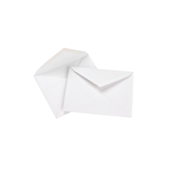 slide 4 of 5, Office Depot Brand Invitation Envelopes, A2, White, 100 ct; 4 3/8 in x 5 3/4 in