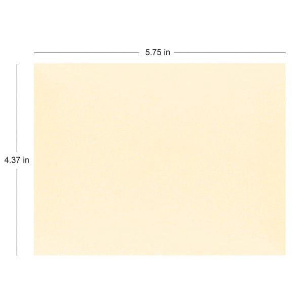 slide 3 of 4, Office Depot Brand Invitation Envelopes, A2, Clean Seal, Ivory, 100 ct; 4 3/8 in x 5 3/4 in