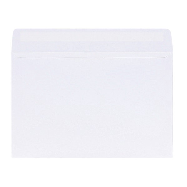 slide 4 of 4, Office Depot Brand Greeting Card Envelopes, A9, White, 100 ct; 5 3/4 in x 8 3/4 in