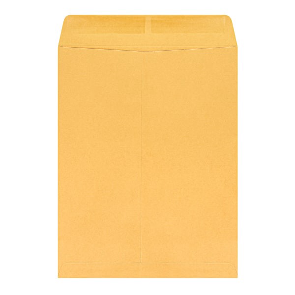 slide 3 of 4, Office Depot Brand Catalog Envelopes, Brown Kraft, 100 ct; 9 in x 12 in
