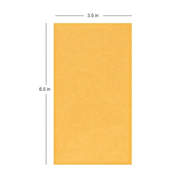 slide 3 of 4, Office Depot Brand Coin Envelopes, #7 Brown Kraft, 500 ct; 3 1/2 in x 6 1/2 in