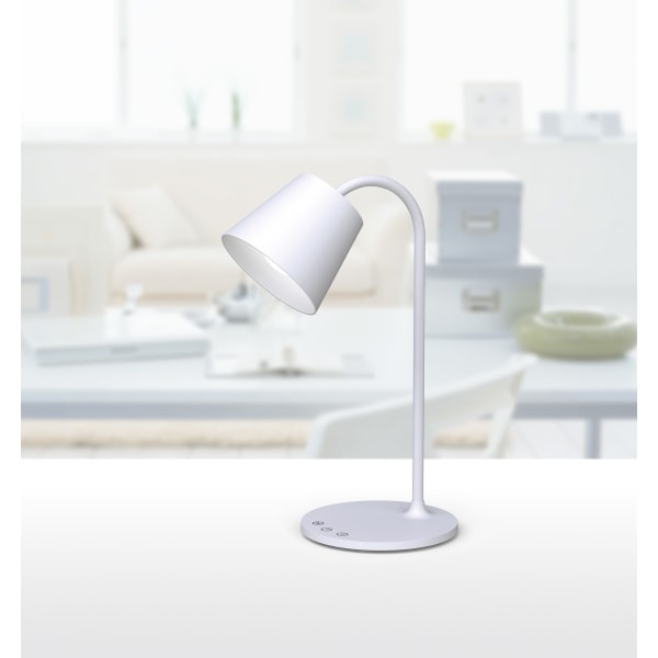 slide 2 of 2, Realspace Kessly Led Desk Lamp With Usb Port, 15-3/4''H, White, 1 ct