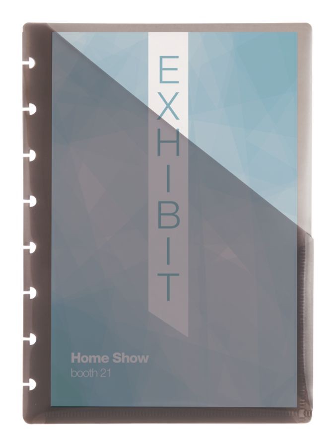 slide 2 of 3, TUL Custom Note-Taking System Discbound Pocket Dividers, Junior Size, Gray, 2 ct