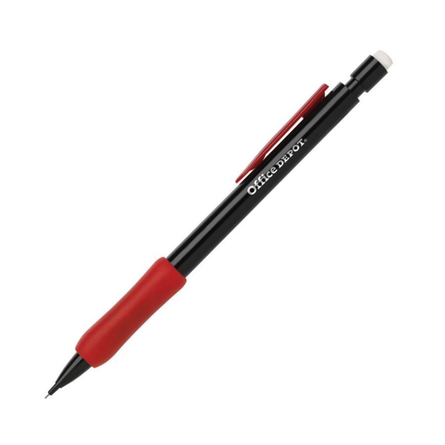 slide 5 of 5, Office Depot Mechanical Pencils With Comfort Grip, 0.5 Mm, Pack Of 12, 12 ct