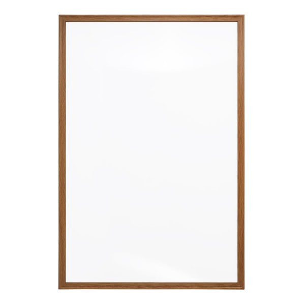 slide 5 of 5, FORAY Dry-Erase Board with Oak Frame, White Board, Oak Frame, 24 in x 36 in