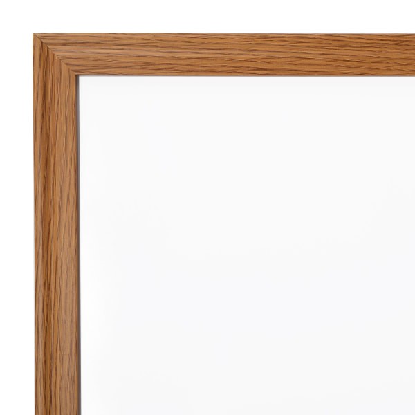 slide 2 of 5, FORAY Dry-Erase Board with Oak Frame, White Board, Oak Frame, 24 in x 36 in