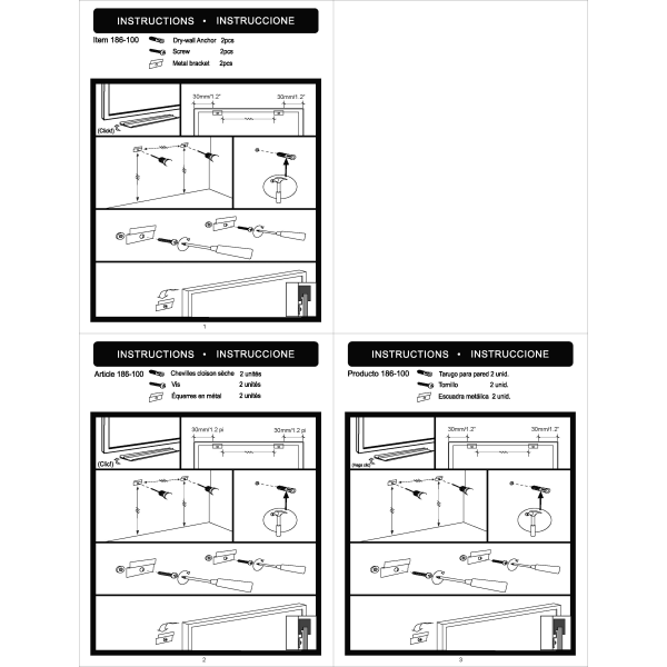 slide 4 of 5, FORAY Dry-Erase Board with Oak Frame, White Board, Oak Frame, 24 in x 36 in