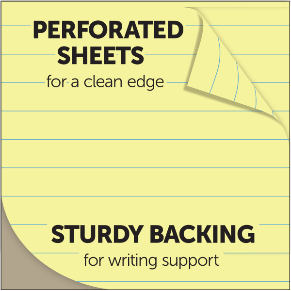 slide 5 of 5, Office Depot Brand Professional Steno Book, Gregg Ruled, Canary, 100 ct; 6 in x 9 in