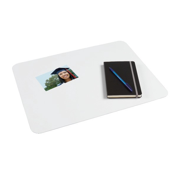 slide 3 of 3, Office Depot Brand Desk Pad with Microban, Clear, 17 in x 22 in
