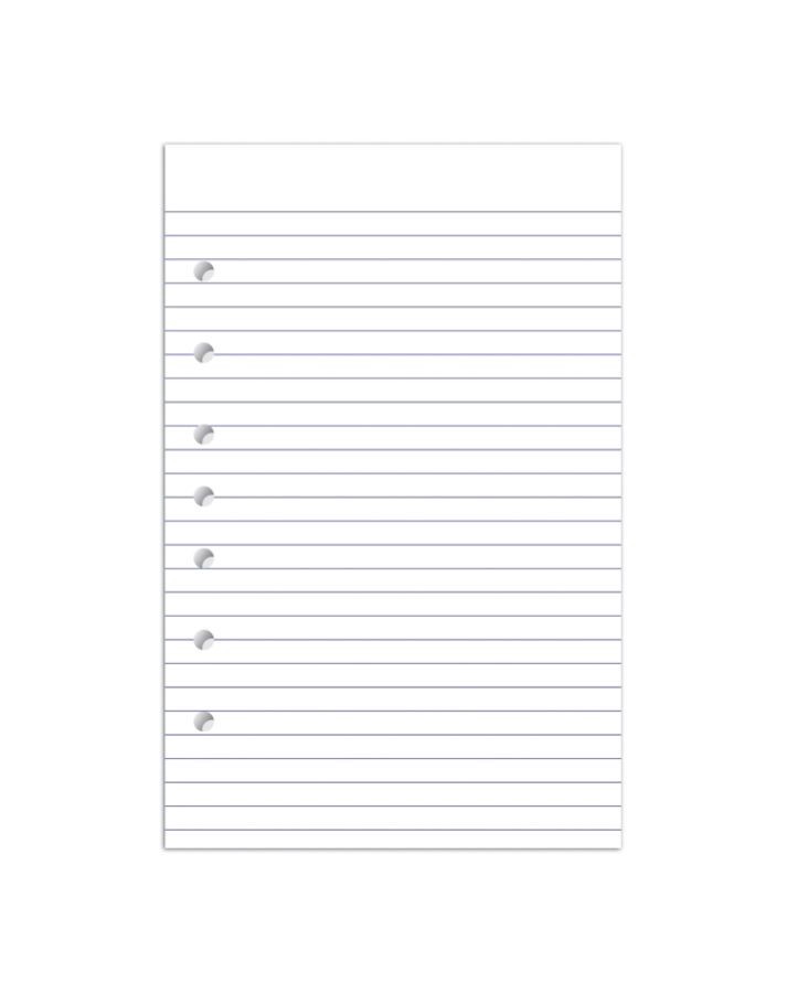 slide 2 of 2, Office Depot Brand College-Ruled Notebook Filler Paper, 7-Hole Punched, 120 ct; 8 1/2 in x 5 1/2 in