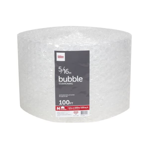 slide 4 of 4, Office Depot Large Bubble Packing Material, 12'' X 100', 1 ct