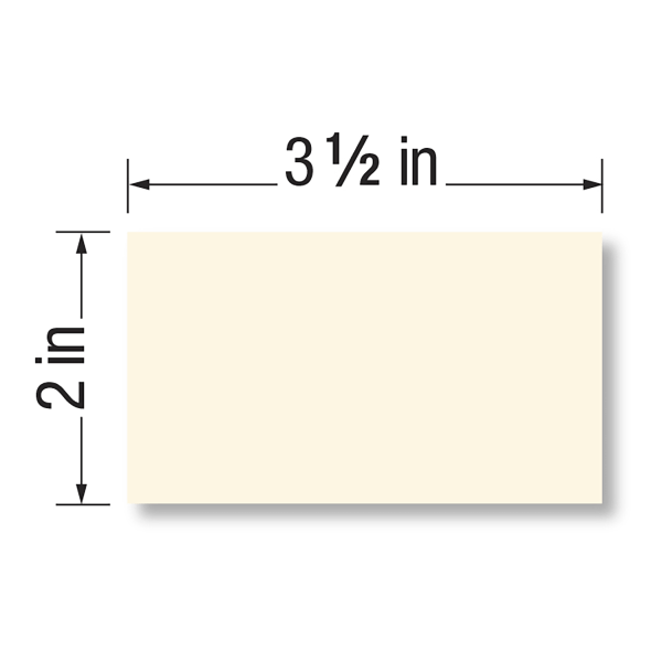 slide 3 of 5, Office Depot Brand Matte Business Cards, Ivory, 300 ct; 2 in x 3 1/2 in