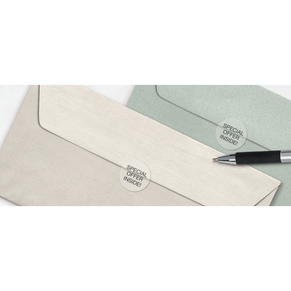 slide 2 of 2, Office Depot Brand Permanent Mailing Seals, 1'' Diameter, Clear, Pack Of 480, 480 ct