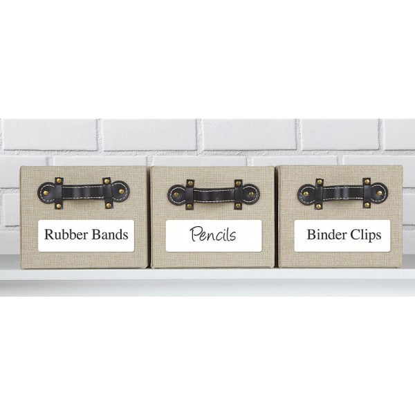 slide 3 of 4, Office Depot Brand Removable Inkjet/Laser Labels, Od98799, 1'' X 3'', White, Pack Of 250, 250 ct