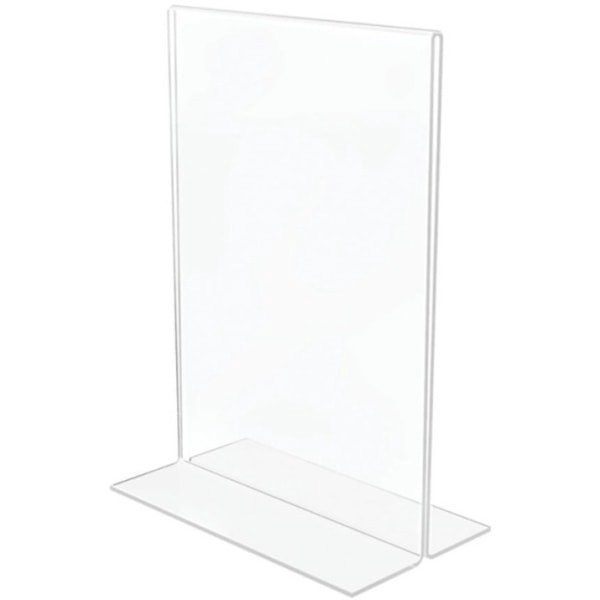 slide 7 of 8, Office Depot Brand Stand-Up Sign Holder, Vertical, 7 in x 5 in
