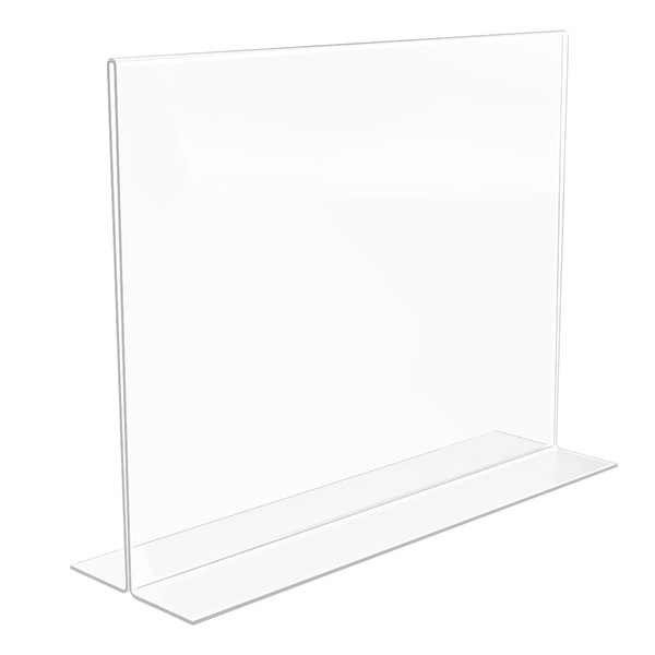 slide 8 of 8, Office Depot Brand Stand-Up Sign Holder, Horizontal, 8 1/2 in x 11 in
