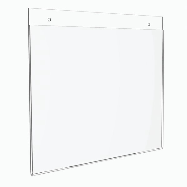 slide 6 of 7, Office Depot Brand Wall Sign Holder, Horizontal, 8 1/2 in x 11 in