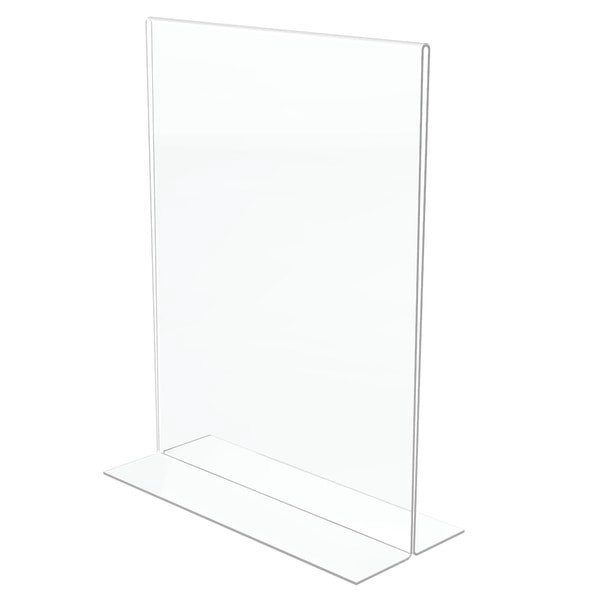 slide 8 of 8, Office Depot Brand Stand-Up Sign Holder, Vertical, 11 in x 8 1/2 in