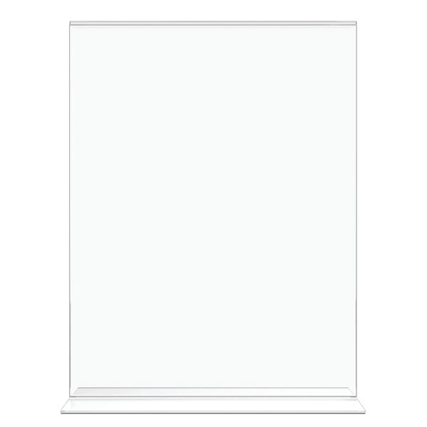 slide 6 of 8, Office Depot Brand Stand-Up Sign Holder, Vertical, 11 in x 8 1/2 in