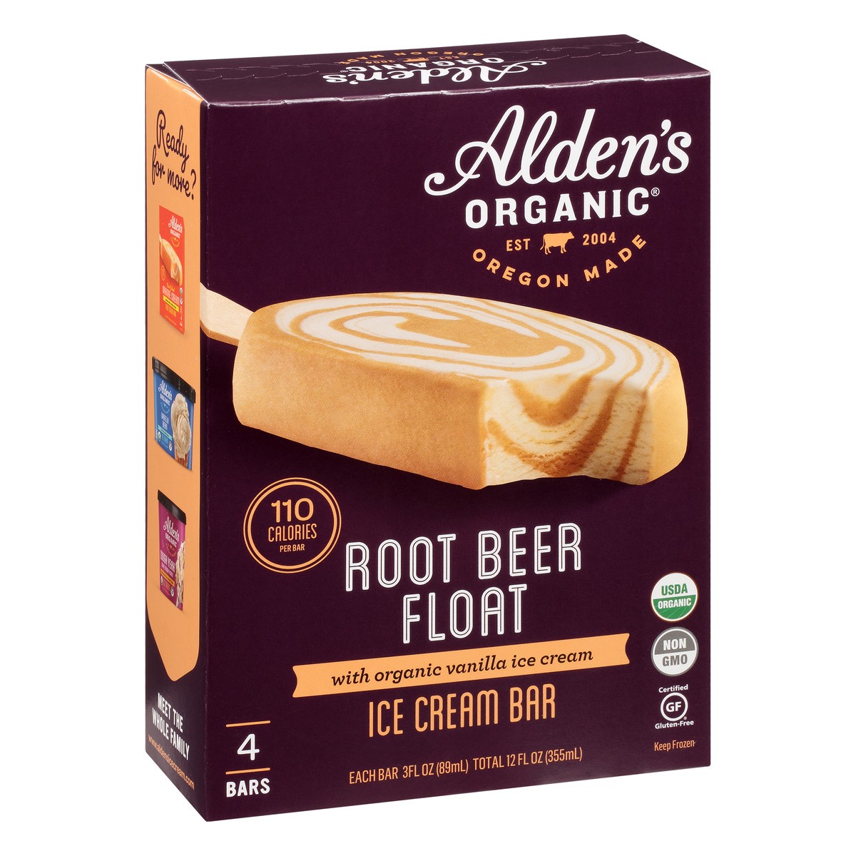 slide 2 of 9, Alden's Ice Cream Bar, 4 ct