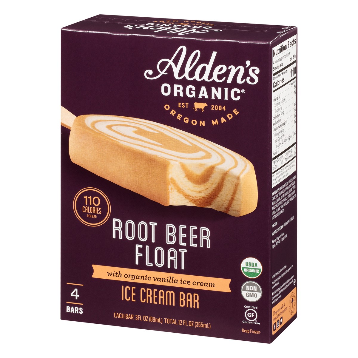 slide 3 of 9, Alden's Ice Cream Bar, 4 ct