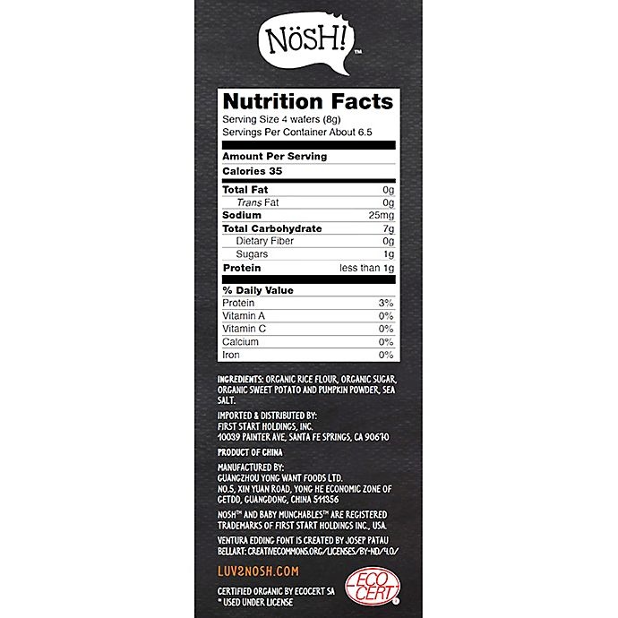 slide 3 of 3, Nosh Munchables Sweet Potato and Pumpkin, 13 ct; 0.14 oz