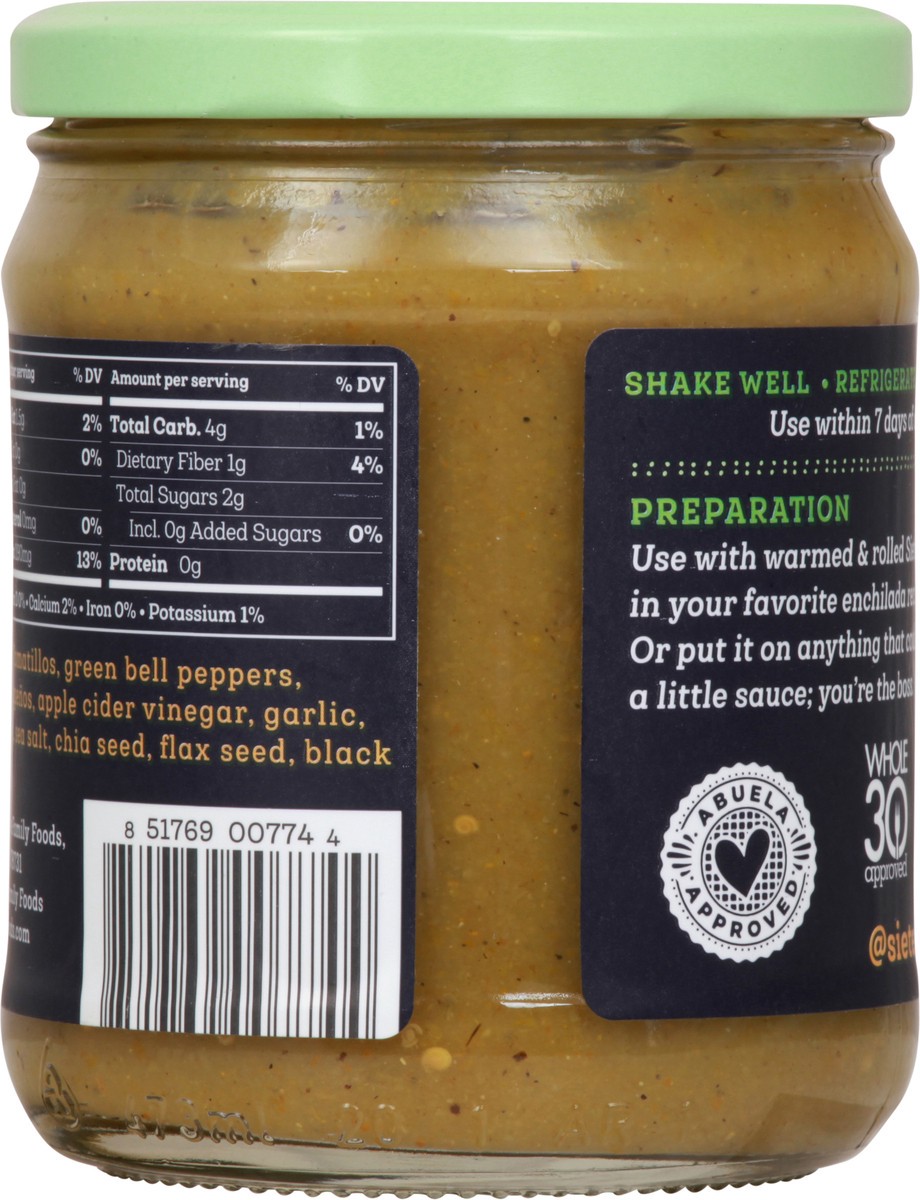 slide 5 of 12, Siete Green Enchilada Sauce 15 oz, 15 oz