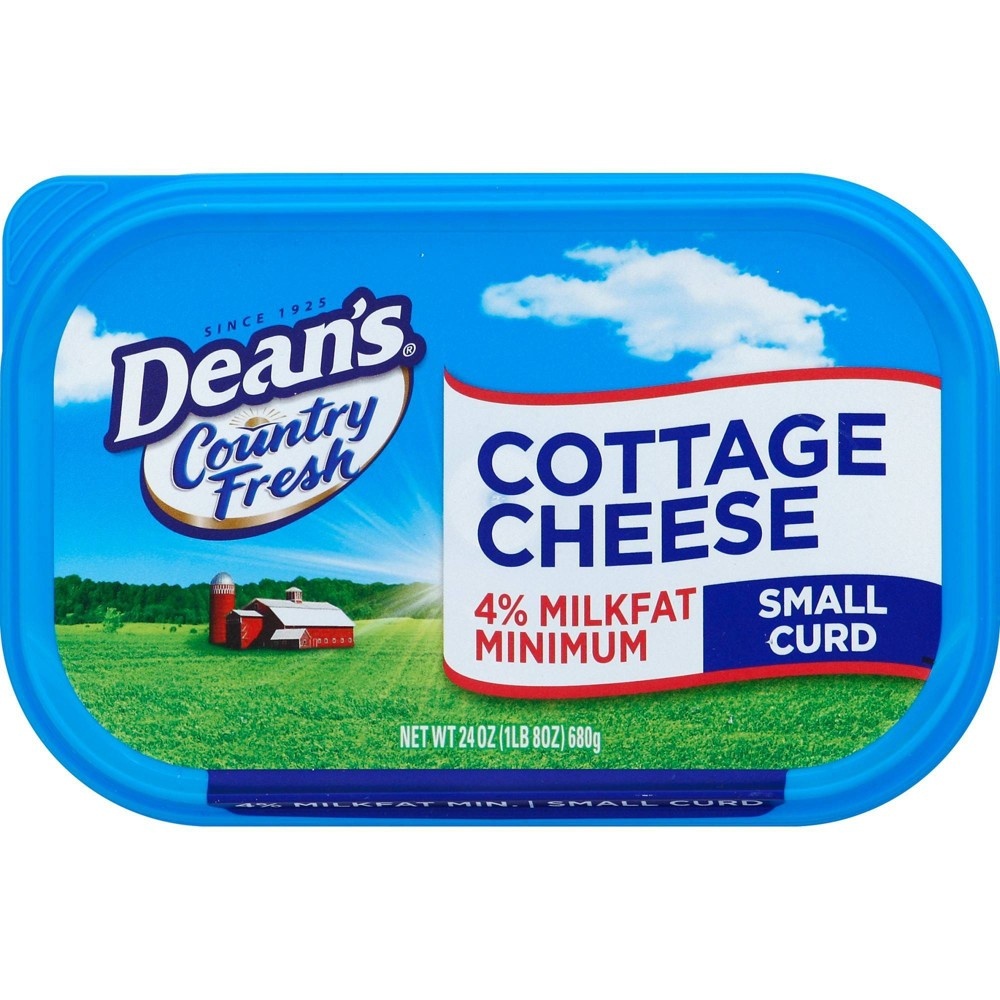 slide 4 of 4, Dean's Country Fresh Cottage Cheese 4% Milkfat Small Curd, 24 oz