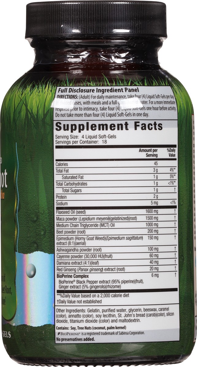 slide 8 of 12, Irwin Naturals Concentrated Maca Root and Ashwagandha 75 Soft-Gels, 75 ct