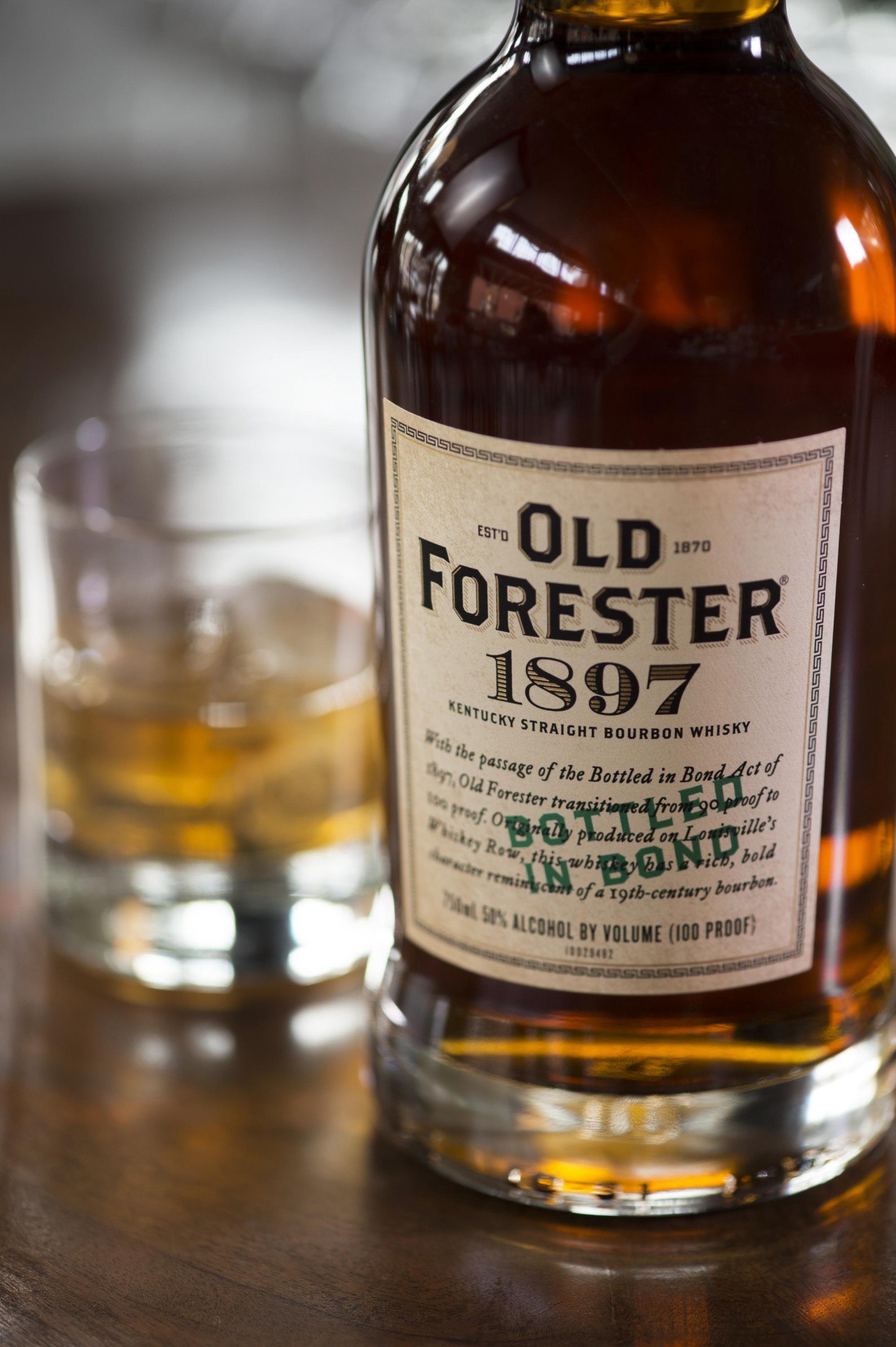 slide 14 of 15, Old Forester Whiskey Row Series: 1897 Bottled in Bond Kentucky Straight Bourbon Whisky, 750 mL Bottle, 100 Proof, 750 ml