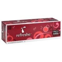 slide 1 of 1, Refreshe Soda Cherry Cola, 