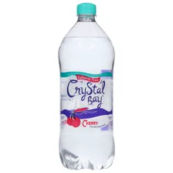 Crystal Bay Calorie-Free Cherry Sparkling Water Beverage 33.8 fl oz