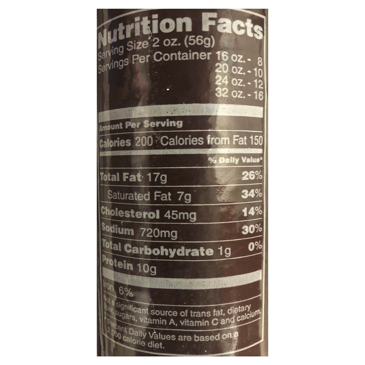 slide 2 of 2, Klement's Summer Sausage, 24 oz, 24 oz