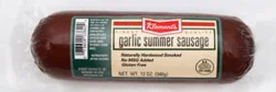 Klement Sausage Garlic Smoked - 12 Oz