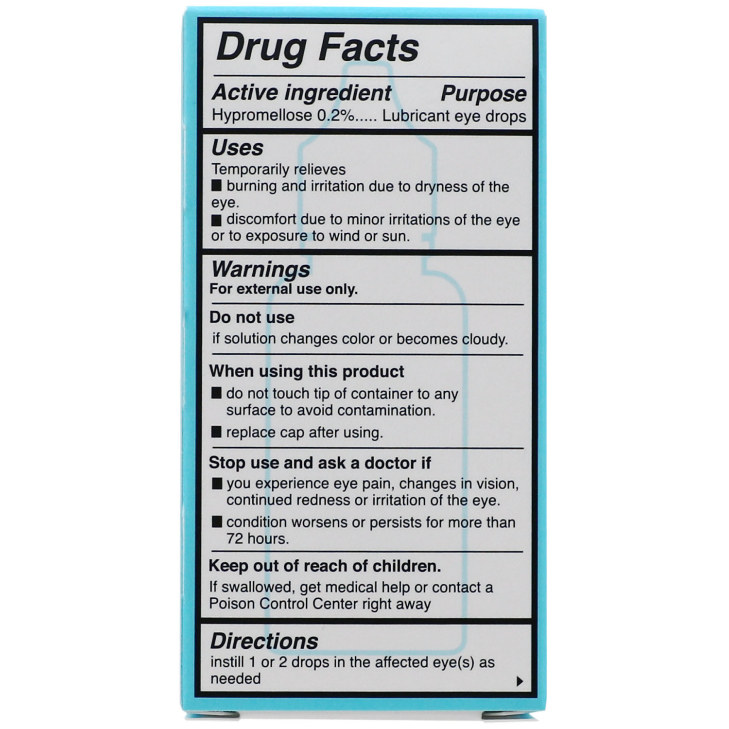 slide 2 of 4, Splash Tears Lubricant Eye Drops, 0.5 fl oz