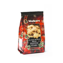 Walker's Festive Shortbread Stars Mini 4.4 oz