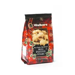 Walker's Festive Shortbread Stars Mini 4.4 oz