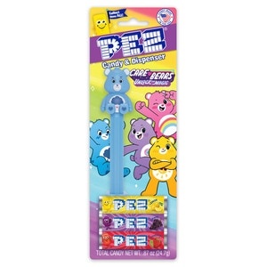 slide 1 of 1, PEZ Care Bears Dispenser With Candy, .87 Oz, 0.87 oz