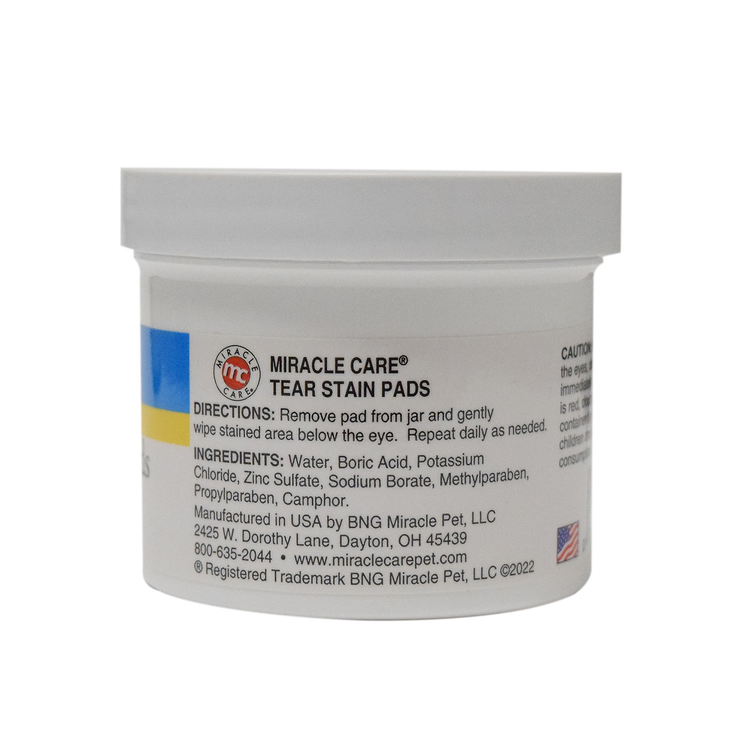 slide 3 of 3, Miracle Care Eye Clear Cleaning Pads for Dogs & Cats, 90 ct