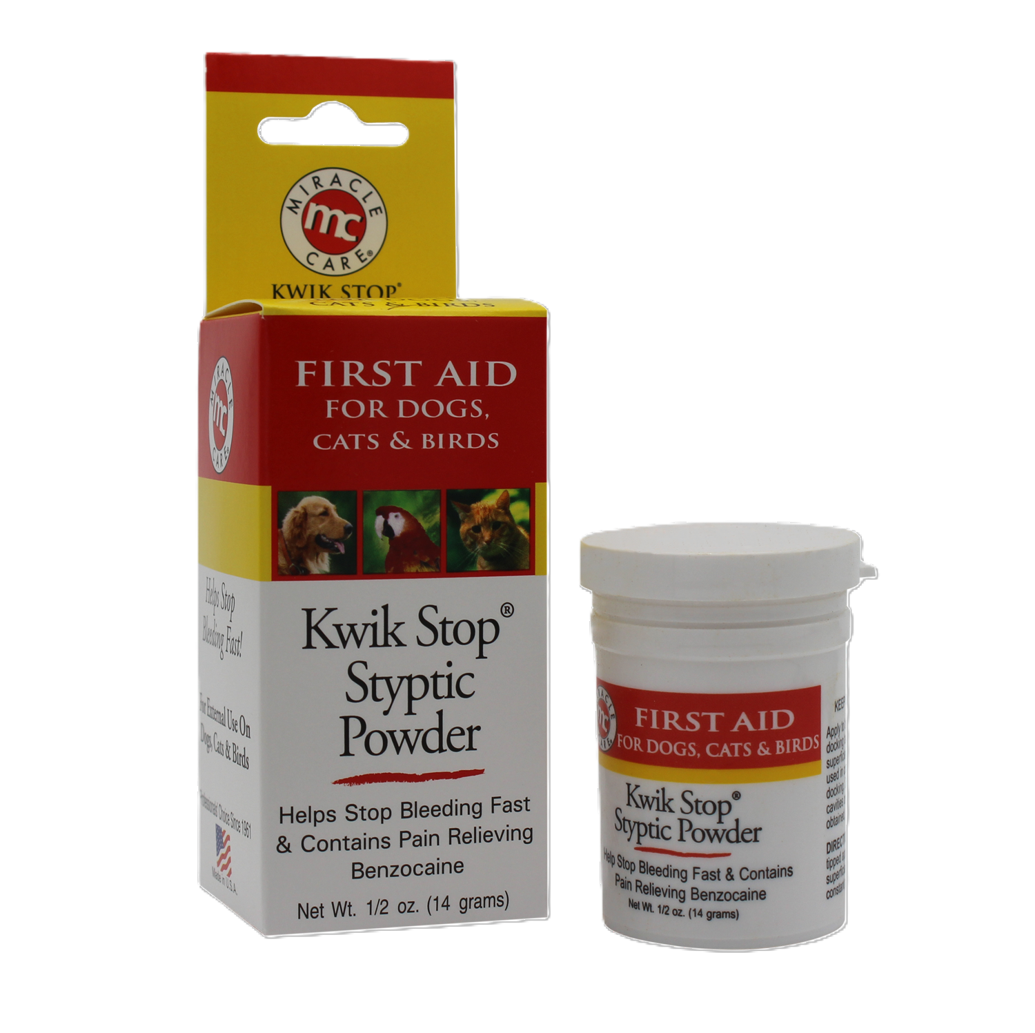 slide 1 of 2, Miracle Care Styptic Powder 0.5 oz, 0.5 oz