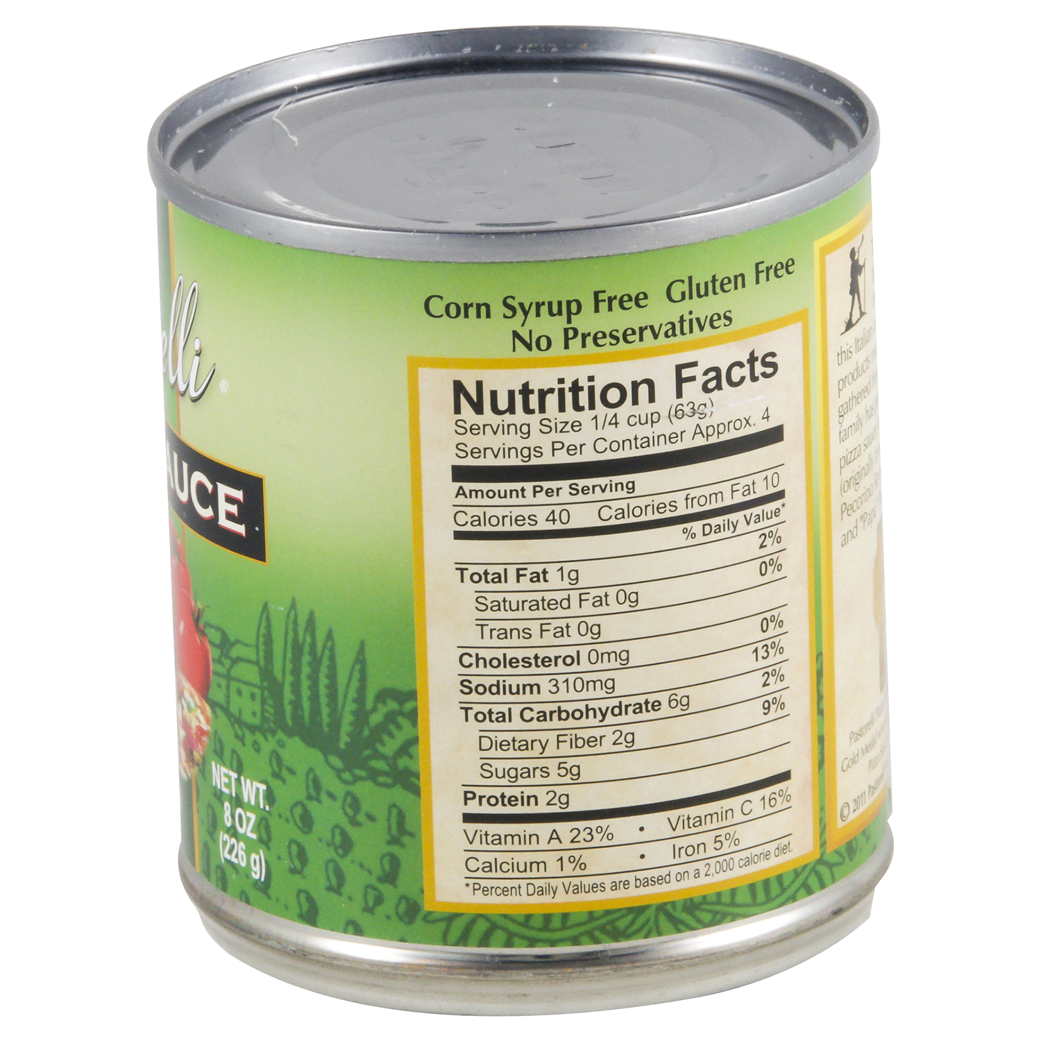 slide 3 of 3, Pastorelli Pizza Sauce 8 oz, 8 oz