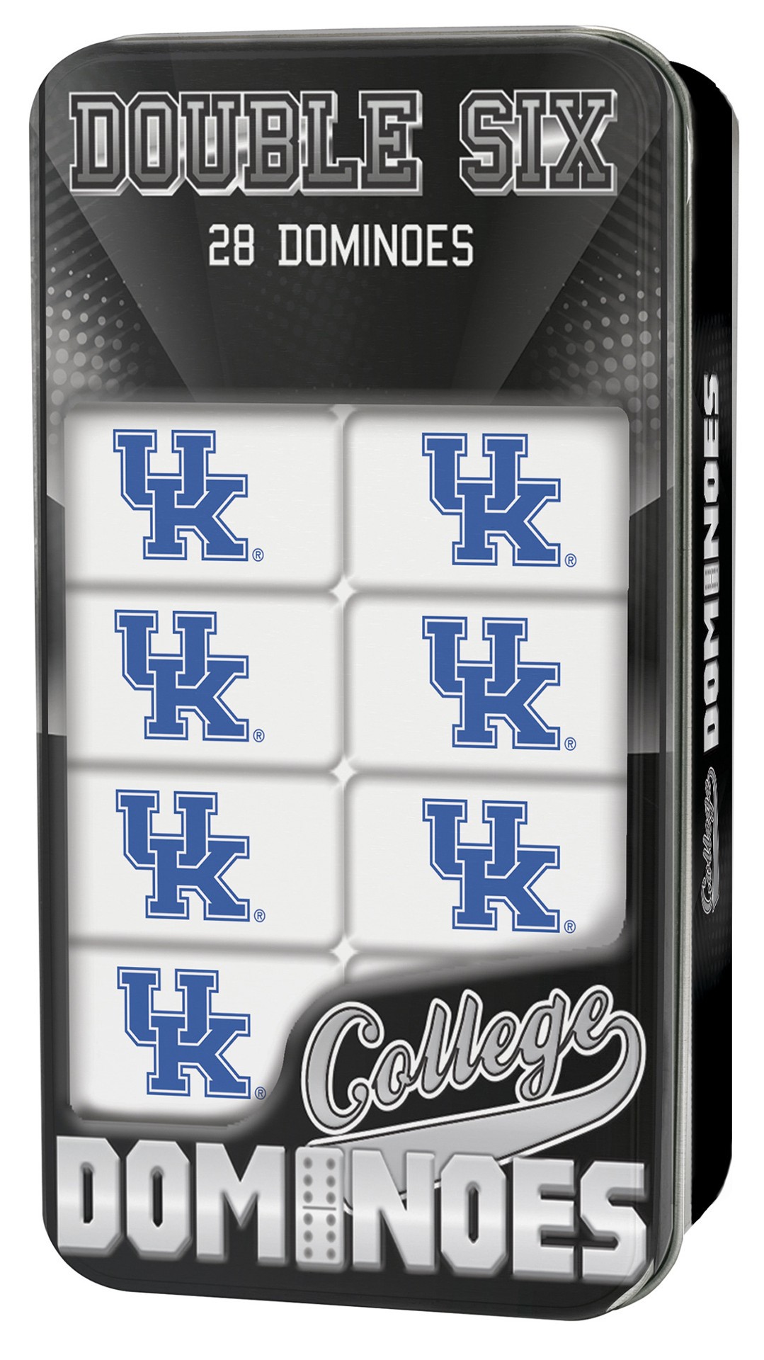 slide 3 of 3, NCAA University of Kentucky Team Dominoes, 1 ct