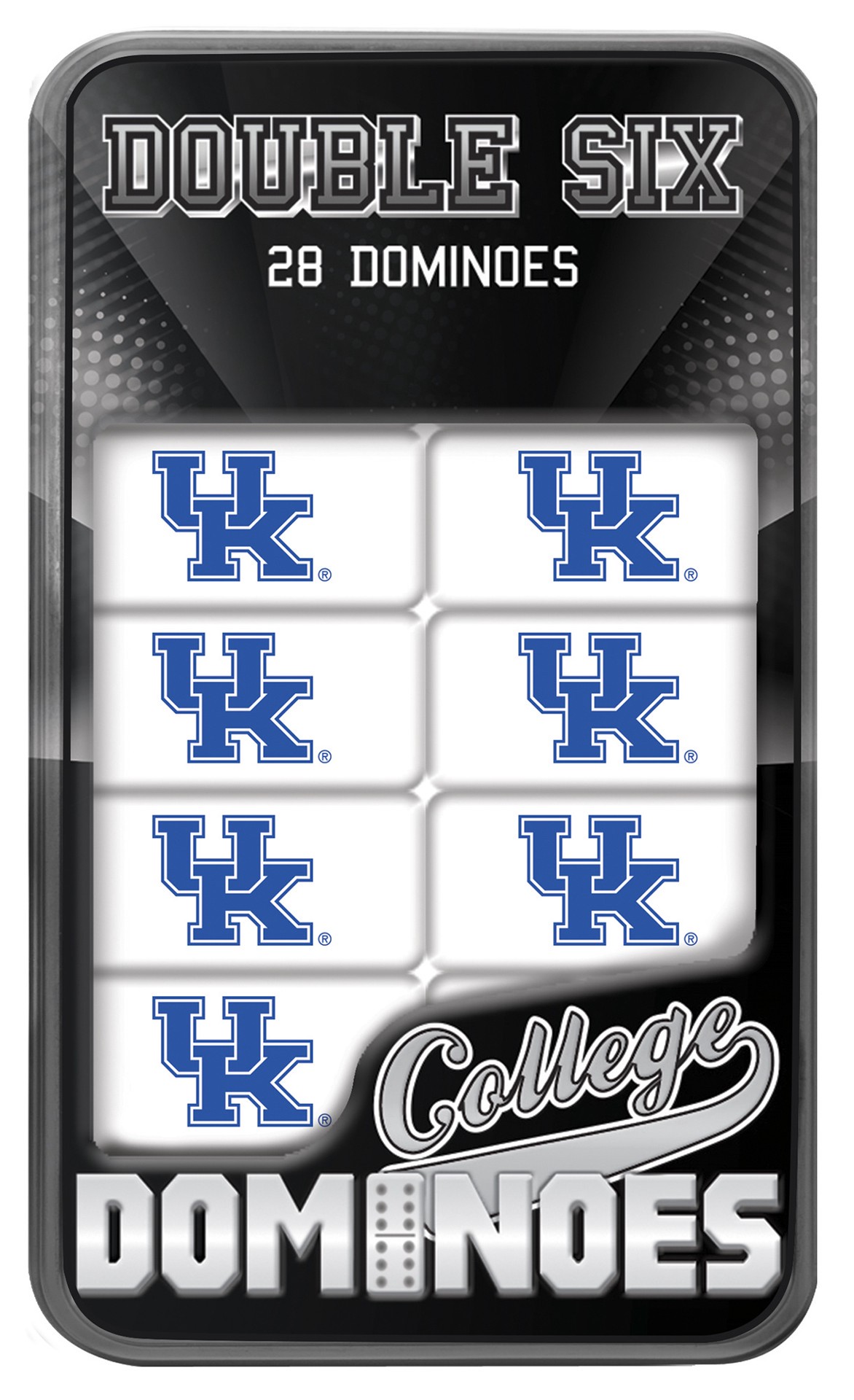 slide 1 of 3, NCAA University of Kentucky Team Dominoes, 1 ct