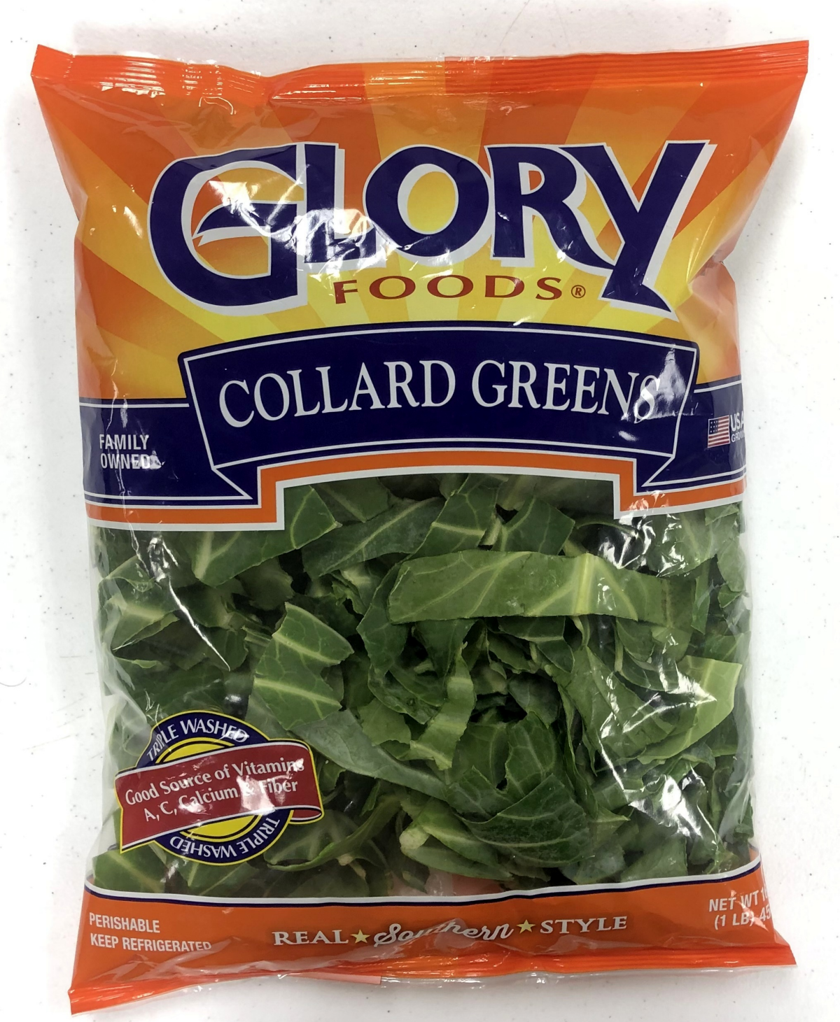 slide 1 of 1, Glory Foods Greens Collard, 16 oz, 16 oz