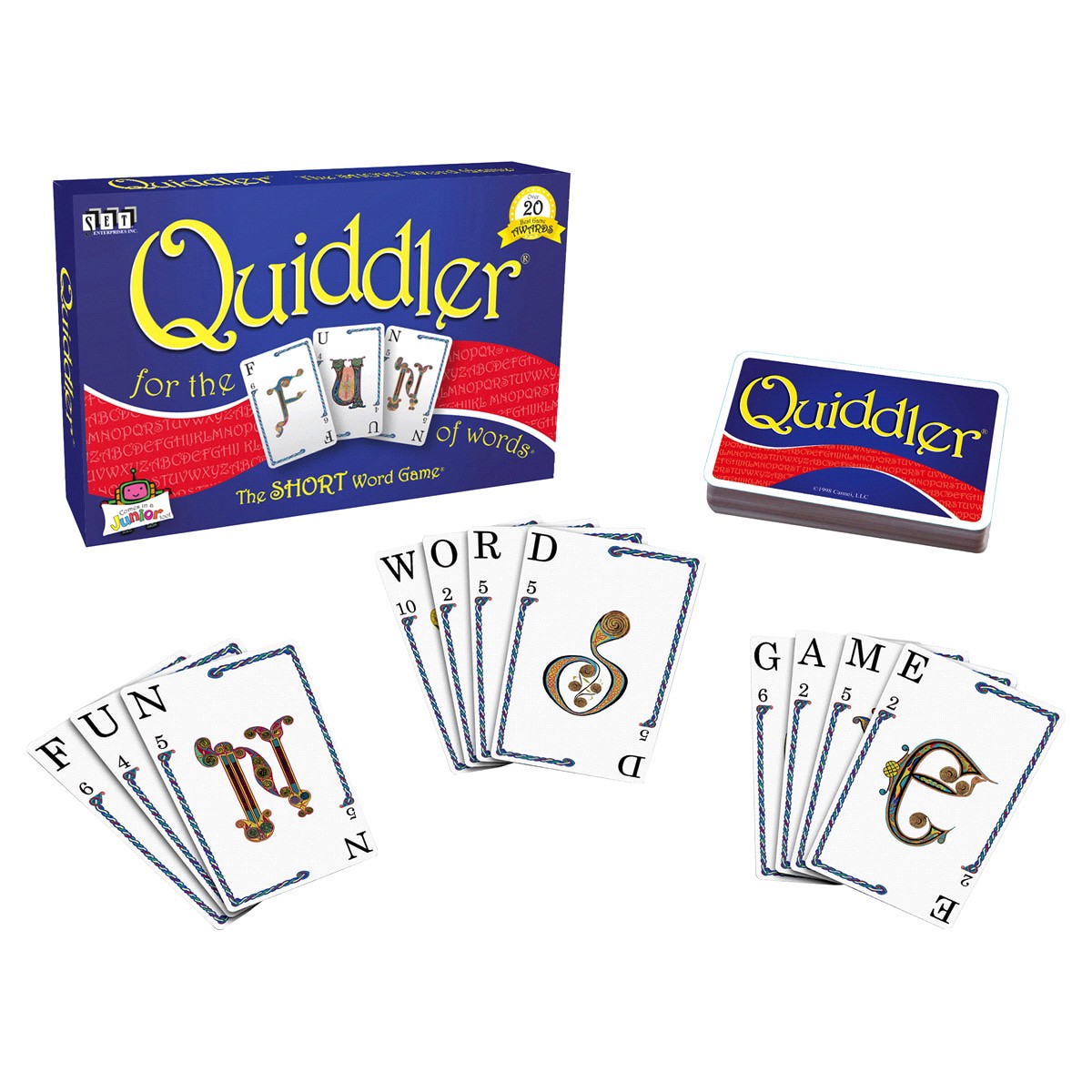 slide 3 of 4, Quiddler Game, 1 ct