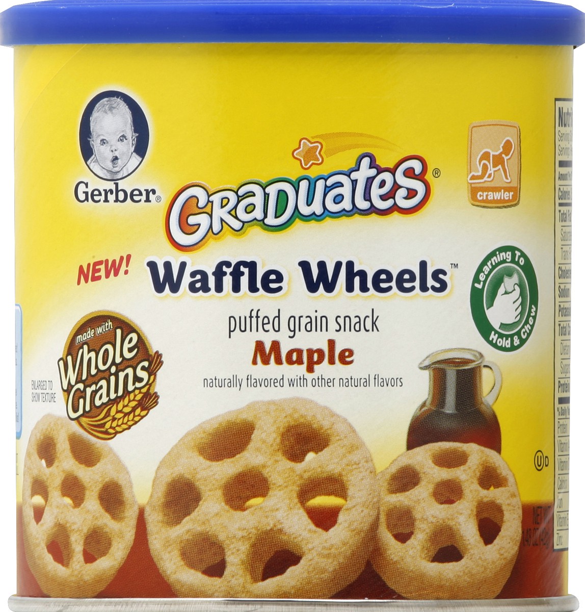 slide 2 of 3, Gerber Waffle Wheels 1.48 oz, 1.48 oz