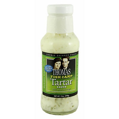 slide 1 of 1, Thomas' Fish Camp Tartar Sauce, 12 oz