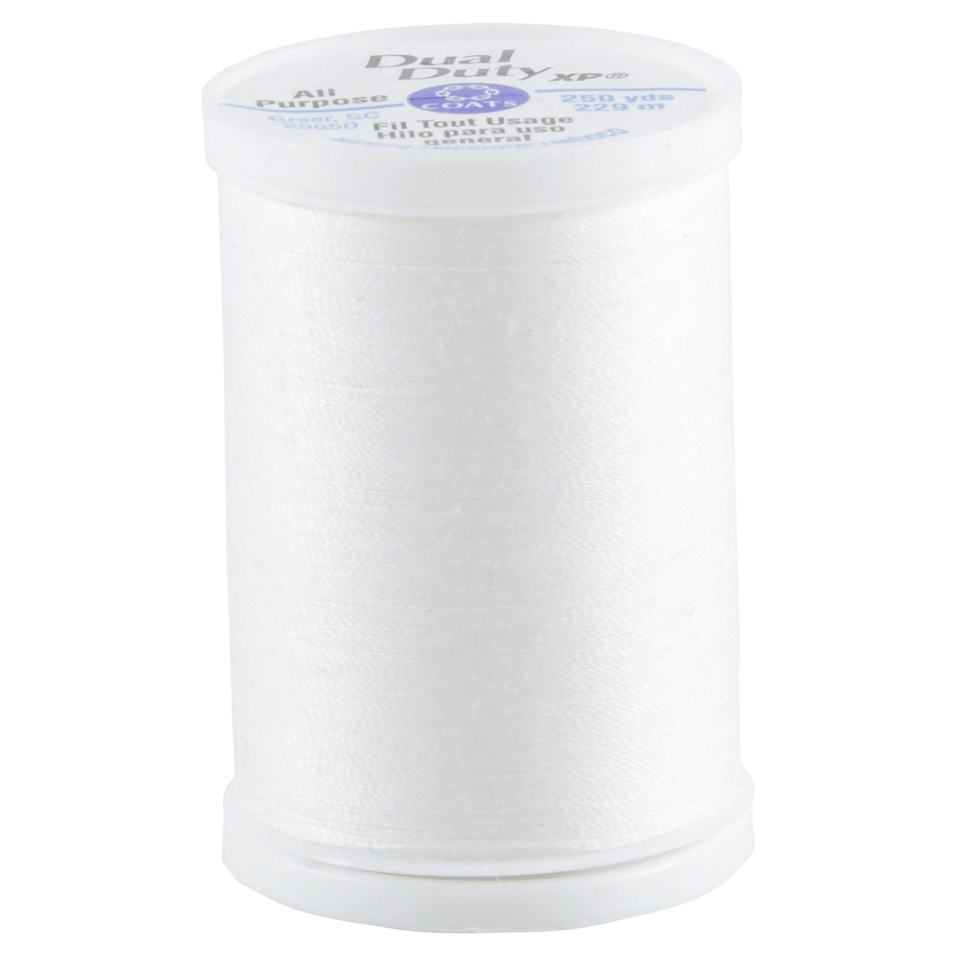 slide 1 of 1, Gen Purpose Thread 250 Yd White, 250 yd